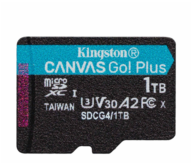 Kingston 1TB microSDXC CanvasGo! Plus Class 10 UHS-I/U3 A2 V30 - 1349718 - zdjęcie